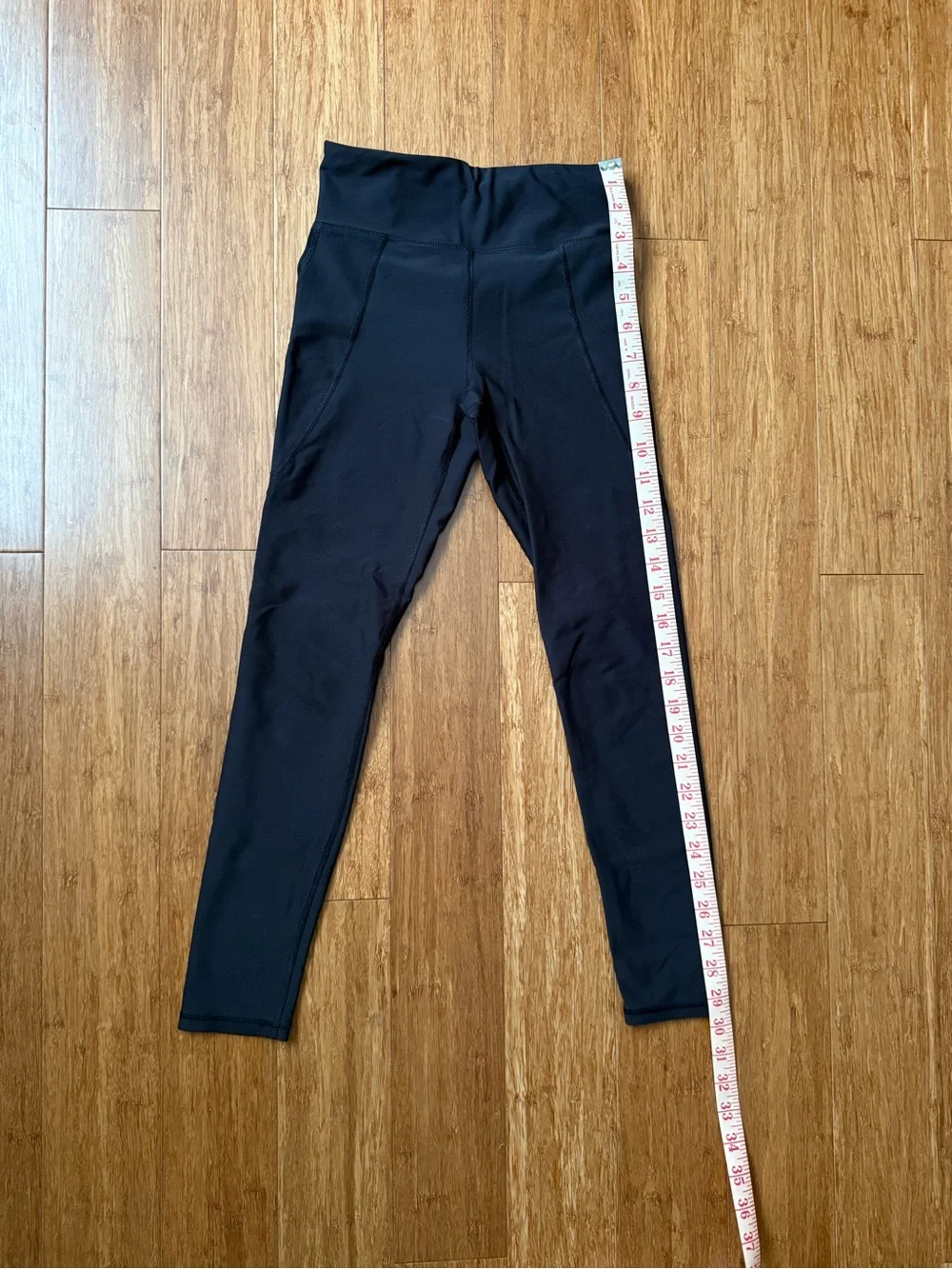 Old Navy Active Powersoft High Rise Girls Black Stretch Go-Dry Leggings - M (8)